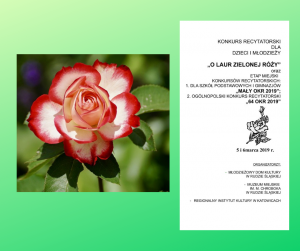 Read more about the article Konkurs recytatorski „O laur zielonej róży”