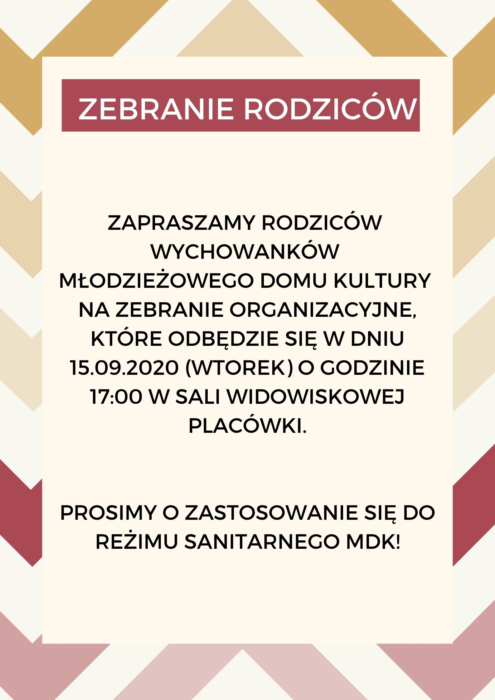 Read more about the article Zebranie z rodzicami