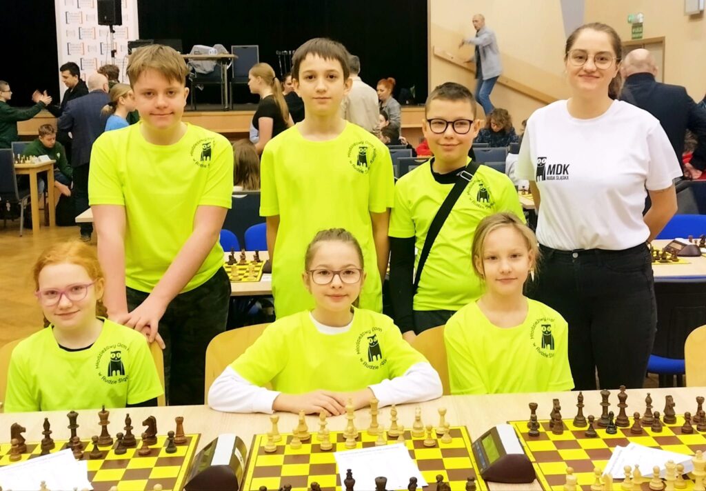 Nasz zespół szachowy w Imielinie