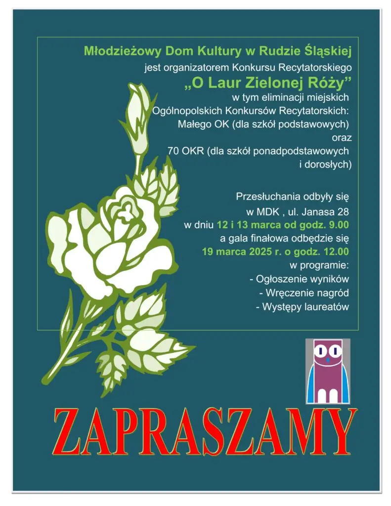 Wyniki konkursu „O Laur Zielonej Róży”