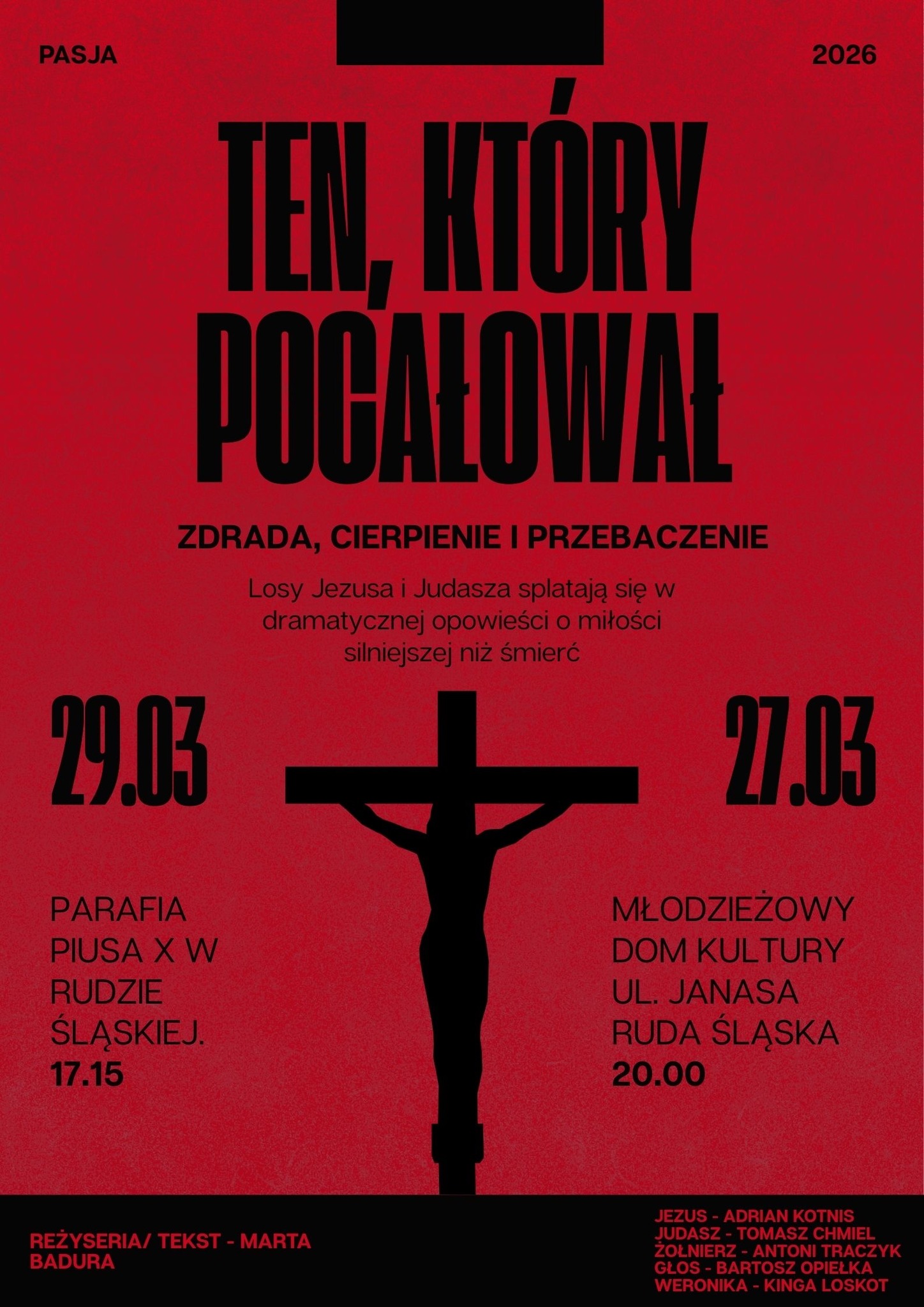 Read more about the article Spektakl PASJA w wykonaniu Absolwentów MDK