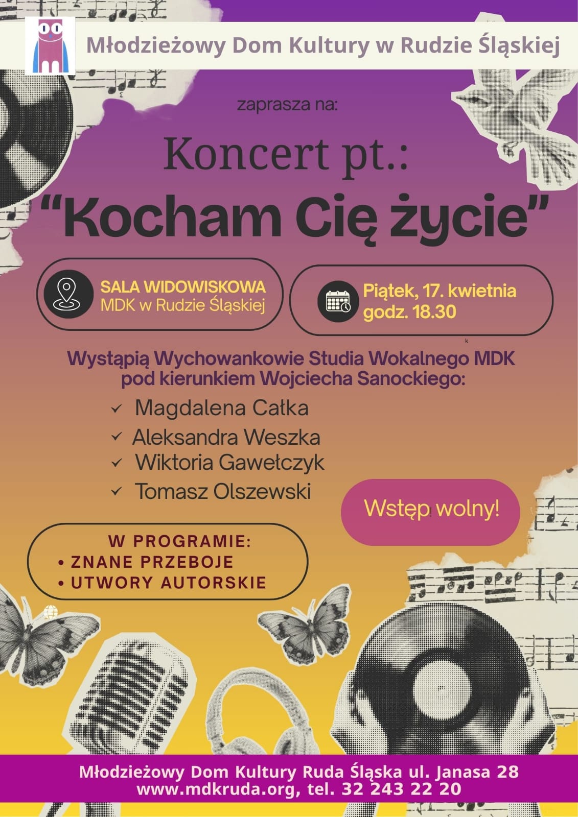 You are currently viewing Koncert”Kocham Cię życie”